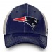 Men's New England Patriots NFL Pro Line by Fanatics Branded Navy/Natural True Classic Trucker Adjustable Snapback Hat 2855404